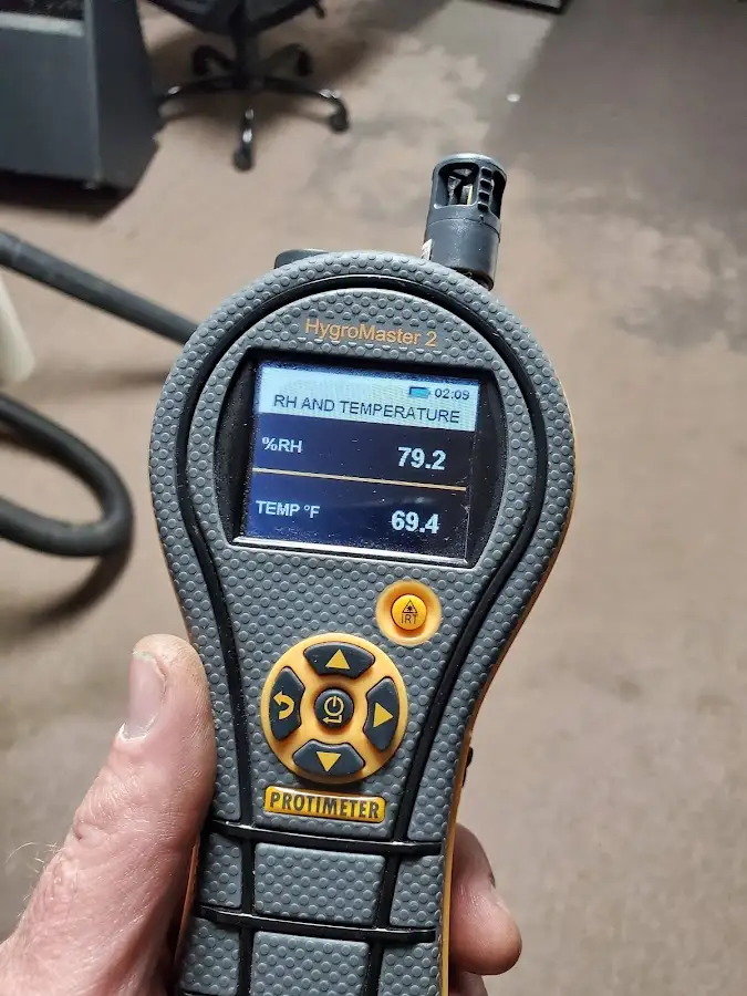 Moisture meter humidity assessment for Fire & Smoke Damage Restoration in Sand Springs